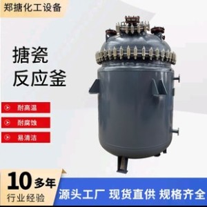 实验室工业用反应釜 多种搅拌形式高温瓷釉搪瓷反应釜